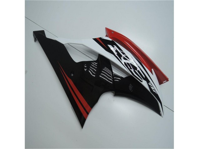 08-16 Rot Weiß YZF R6 Motorrad Verkleidungen