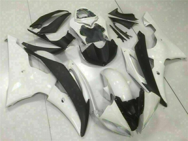 08-16 Weiß YZF R6 Motorrad Verkleidungen