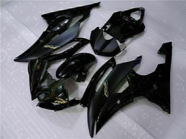08-16 Schwarz YZF R6 Motorrad Vollverkleidung & Plastik