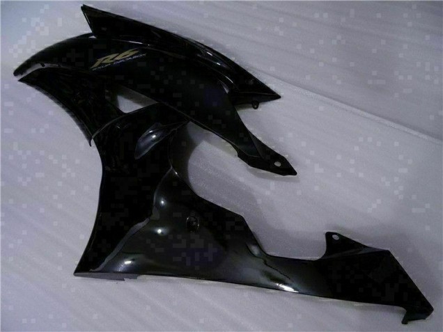 08-16 Schwarz YZF R6 Motorrad Vollverkleidung & Plastik