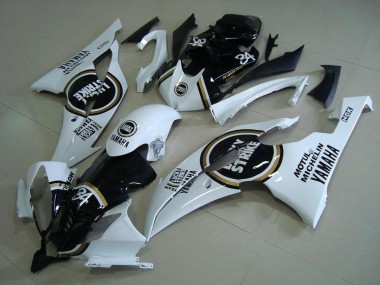 08-16 Schwarzer Lucky Strike YZF R6 Motorrad Verkleidung