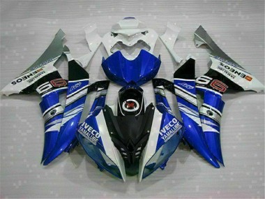 08-16 Weiß Blau YZF R6 Motorrad Verkleidung