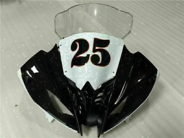 08-16 Weiß Schwarz YZF R6 Motorrad Vollverkleidung 08-16 Weiß Schwarz YZF R6 Motorrad Vollverkleidung