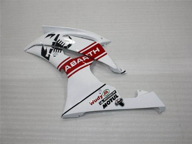 08-16 Weiß YZF R6 Motorrad Verkleidung Komplett Sets