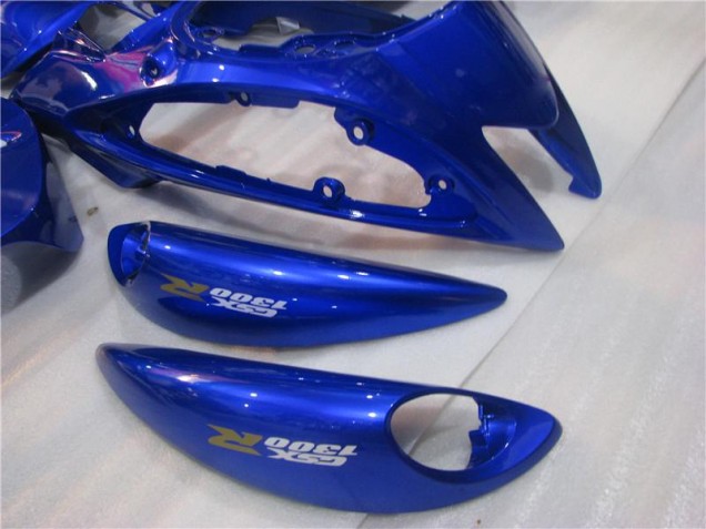 08-19 Blau Weiß GSXR 1300 Hayabusa Motorrad Vollverkleidung 08-19 Blau Weiß GSXR 1300 Hayabusa Motorrad Vollverkleidung