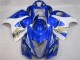 08-19 Blau Weiß GSXR 1300 Hayabusa Motorrad Vollverkleidung 08-19 Blau Weiß GSXR 1300 Hayabusa Motorrad Vollverkleidung
