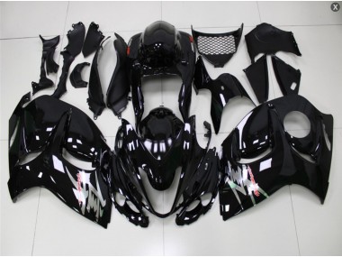 08-19 Glänzend Schwarz GSXR 1300 Hayabusa Motorrad Verkleidung