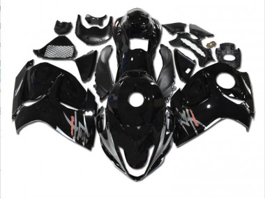 08-19 Schwarz GSXR 1300 Hayabusa Motorrad Verkleidung