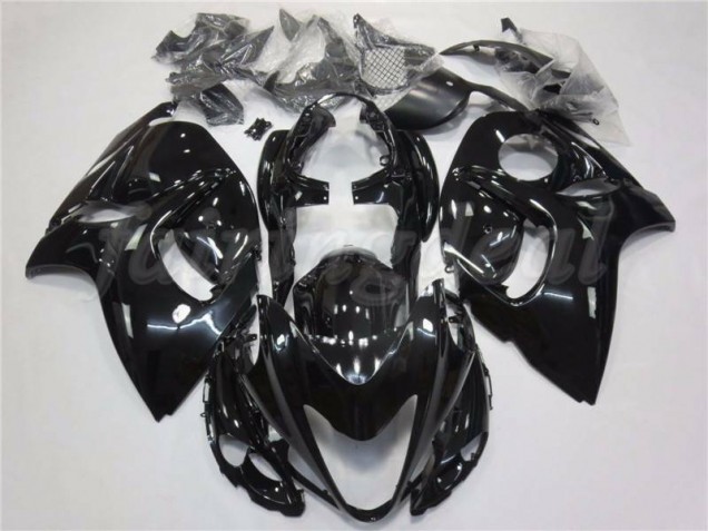 08-19 Schwarz GSXR 1300 Hayabusa Motorrad Verkleidung & Plastik
