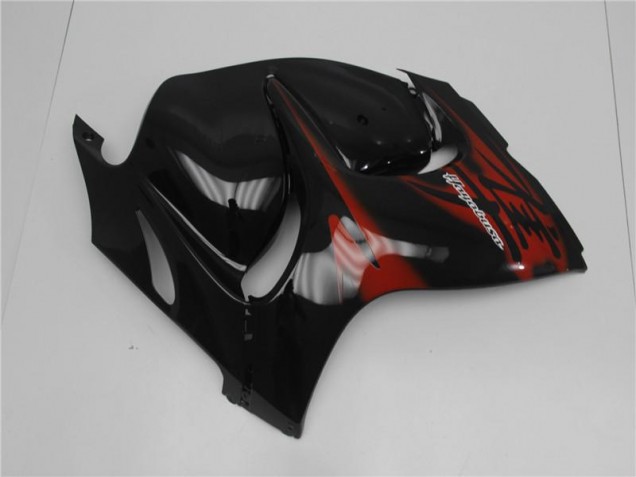 08-19 Schwarz Rot GSXR 1300 Hayabusa Motorrad Verkleidung Komplett Sets