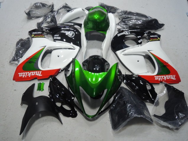 08-19 Weiß Grün Makita GSXR 1300 Hayabusa Motorrad Verkleidung 08-19 Weiß Grün Makita GSXR 1300 Hayabusa Motorrad Verkleidung
