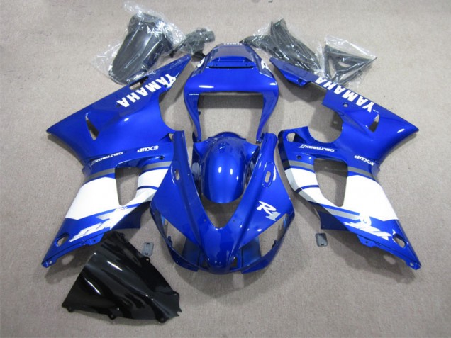 09-11 Blau Weiß YZF R1 Motorrad Verkleidungen
