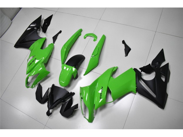 09-11 Grün Schwarz EX650 Motorrad Verkleidung