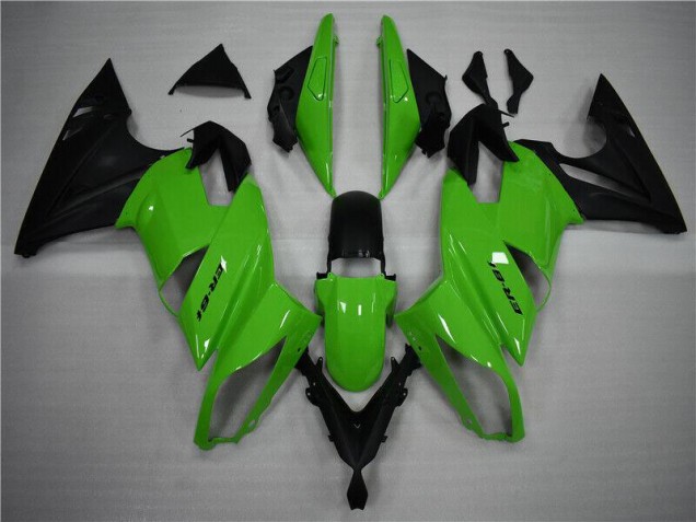 09-11 Grün Schwarz EX650 Motorrad Verkleidung