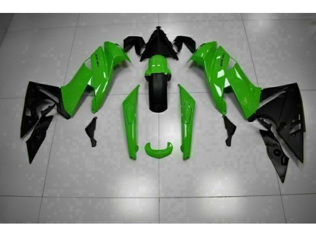 09-11 Grün Schwarz EX650 Motorrad Verkleidungen