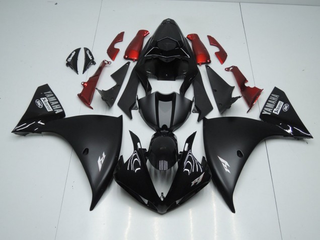 09-11 Matt Schwarz YZF R1 Motorrad Verkleidung 09-11 Matt Schwarz YZF R1 Motorrad Verkleidung