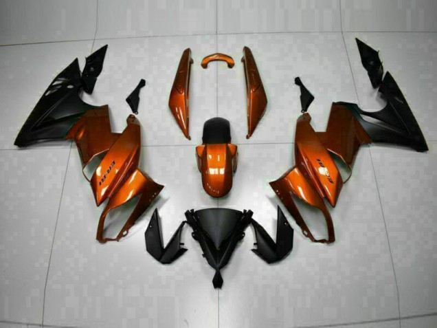 09-11 Orange EX650 Motorrad Verkleidung 09-11 Orange EX650 Motorrad Verkleidung