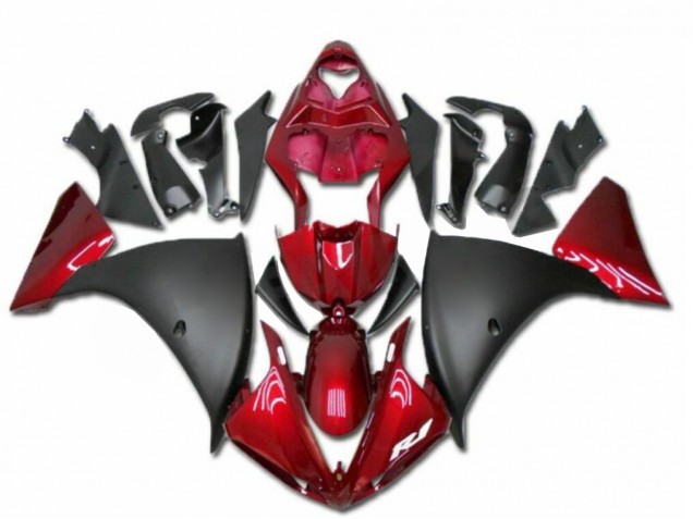 09-11 Rot Schwarz YZF R1 Motorrad Verkleidung 09-11 Rot Schwarz YZF R1 Motorrad Verkleidung