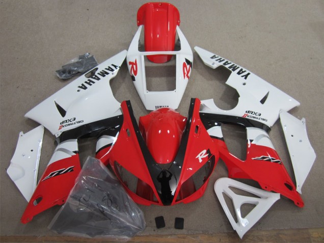 09-11 Rot Weiß Schwarz YZF R1 Motorrad Verkleidung 09-11 Rot Weiß Schwarz YZF R1 Motorrad Verkleidung