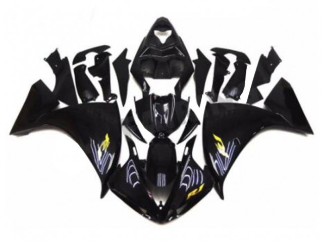 09-11 Schwarz YZF R1 Motorrad Verkleidung 09-11 Schwarz YZF R1 Motorrad Verkleidung