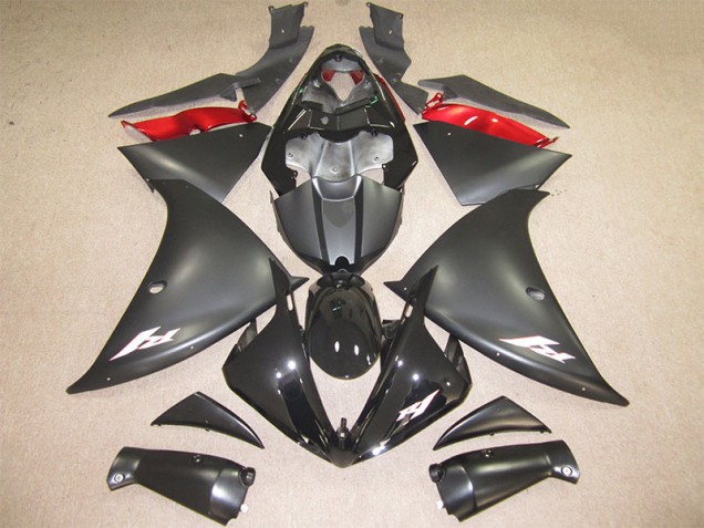 09-11 Schwarz YZF R1 Motorrad Verkleidungen