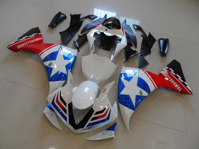 09-11 Weiß Schwarz Ducati Stern YZF R1 Motorrad Verkleidung 09-11 Weiß Schwarz Ducati Stern YZF R1 Motorrad Verkleidung