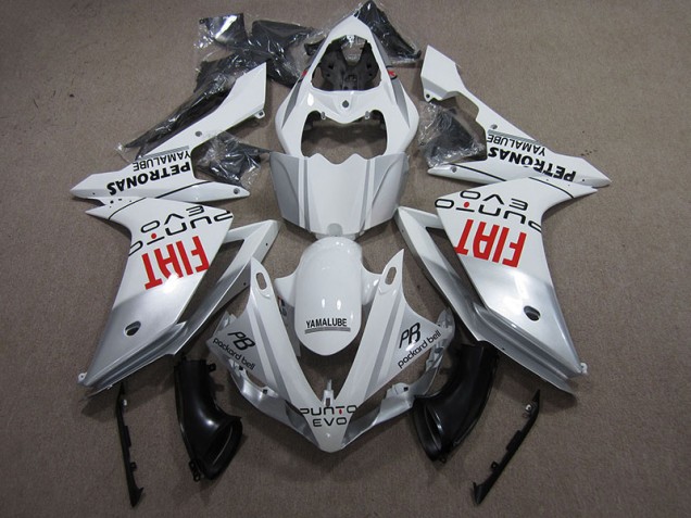 09-11 Weiß Schwarz PB Rot Fiat YZF R1 Motorrad Verkleidung 09-11 Weiß Schwarz PB Rot Fiat YZF R1 Motorrad Verkleidung
