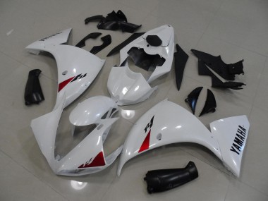 09-11 Weiß Schwarz YZF R1 Motorrad Verkleidung