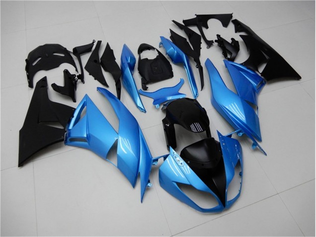 09-12 Blau Schwarz ZX6R Motorrad Verkleidungen