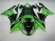 09-12 Grün Schwarz ZX6R Motorrad Verkleidung 09-12 Grün Schwarz ZX6R Motorrad Verkleidung