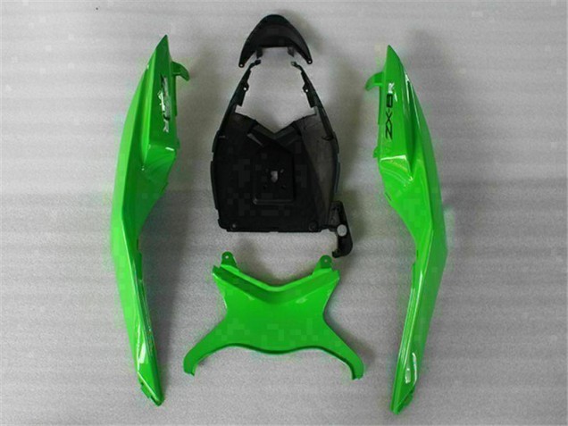 09-12 Grün Schwarz ZX6R Motorrad Verkleidungen 09-12 Grün Schwarz ZX6R Motorrad Verkleidungen