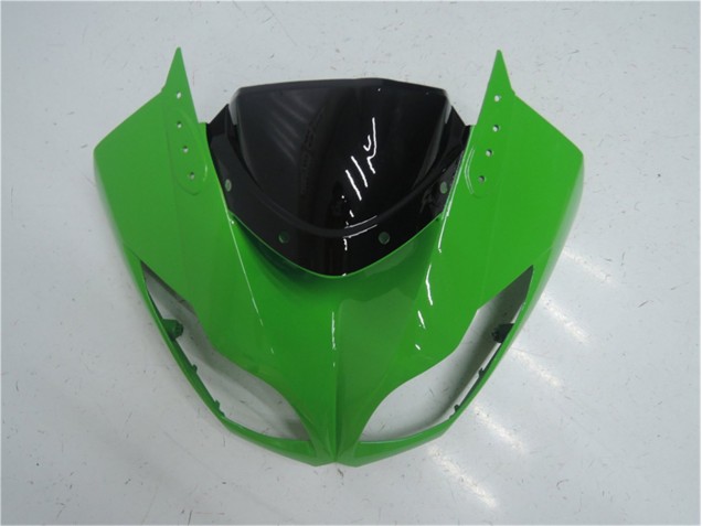 09-12 Grün Schwarz ZX6R Motorrad Vollverkleidung