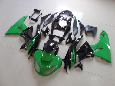 09-12 Grün und Schwarz ZX6R Motorrad Verkleidung
