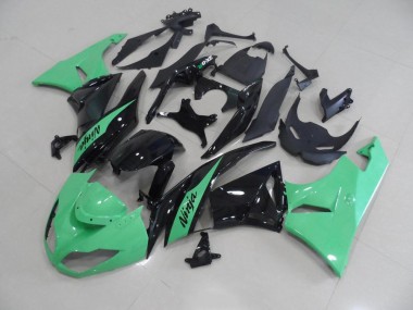 09-12 Metallic Grün ZX6R Motorrad Verkleidung