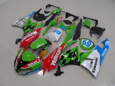 09-12 Motocard ZX6R Motorrad Verkleidung