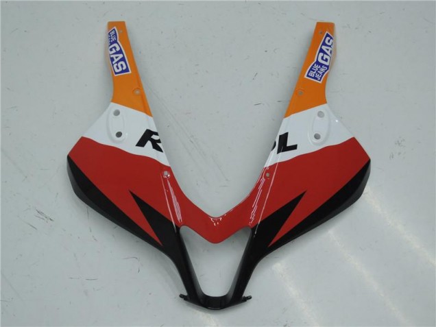 09-12 Orange Rot Schwarz Repsol CBR600RR Motorrad Verkleidung