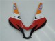 09-12 Orange Rot Schwarz Repsol CBR600RR Motorrad Verkleidung