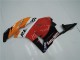 09-12 Orange Rot Schwarz Repsol CBR600RR Motorrad Verkleidung