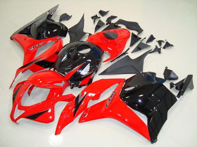 09-12 Rot Schwarz CBR600RR Motorrad Verkleidung & Plastik