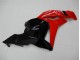 09-12 Rot Schwarz CBR600RR Motorrad Vollverkleidung