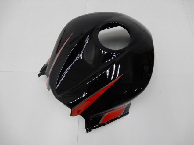 09-12 Rot Schwarz CBR600RR Motorrad Vollverkleidung