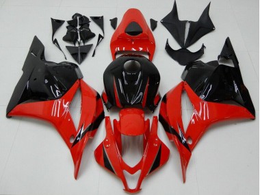 09-12 Rot Schwarz CBR600RR Motorrad Vollverkleidung