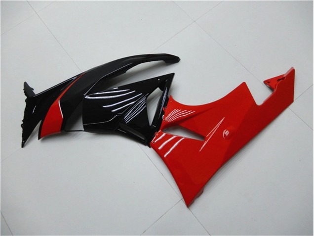 09-12 Rot Schwarz ZX6R Motorrad Verkleidung