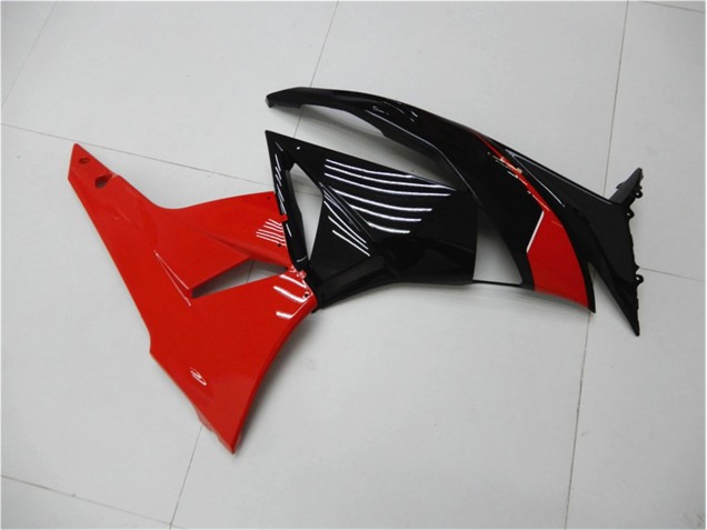 09-12 Rot Schwarz ZX6R Motorrad Verkleidung
