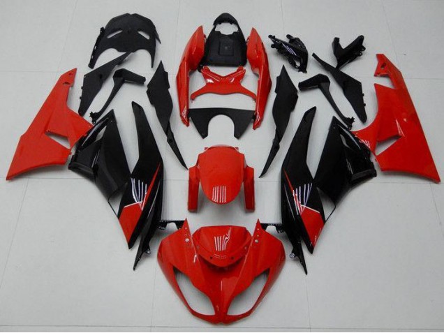 09-12 Rot Schwarz ZX6R Motorrad Verkleidung