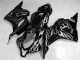 09-12 Schwarz CBR600RR Motorrad Verkleidungen