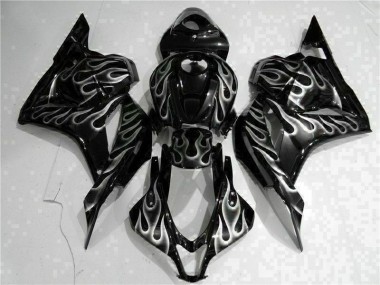09-12 Schwarz CBR600RR Motorrad Verkleidungen