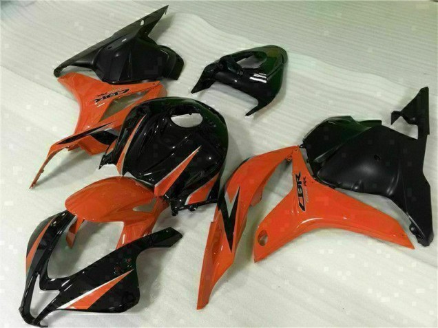 09-12 Schwarz CBR600RR Motorrad Vollverkleidung