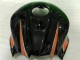 09-12 Schwarz CBR600RR Motorrad Vollverkleidung