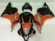 09-12 Schwarz CBR600RR Motorrad Vollverkleidung